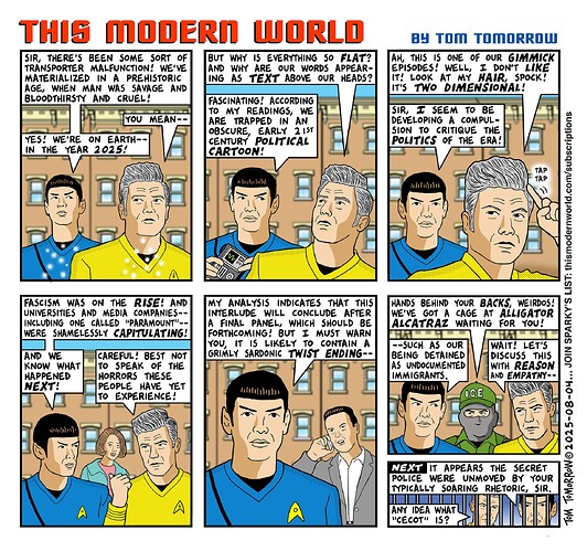 TMW CAPT PIKE & SPOCK ARRESTED BY ICE
