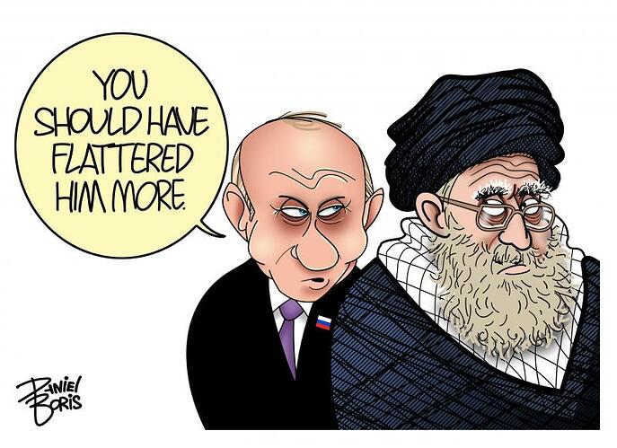EditorialCartoon_IranPutinTrumpBombsIran_6_22_25