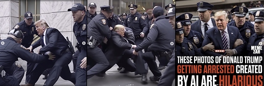 Trump AI Arrest