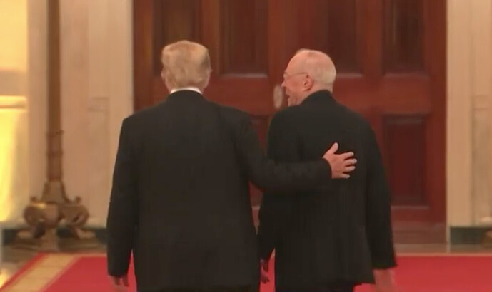 Donald Trump+Anthony Kennedy+Brett Kavanaugh+Supreme Court+Swearing In+Hand on Back+Body Language+Expert+EQ+Emotional Intelligence+Nonverbal+Speaker+Keynote+Consultant+Los Angeles+Las Vegas+California+NYC+Orlando-2