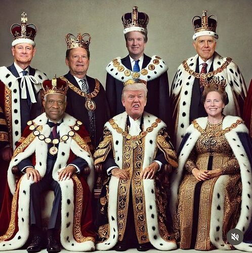 THEY HAVE BECOME DICTATORS WRAPPED IN ERMINE.