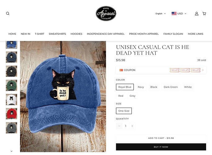 Screenshot 2025-05-28 at 11-57-52 Unisex casual CAT washed cotton hat